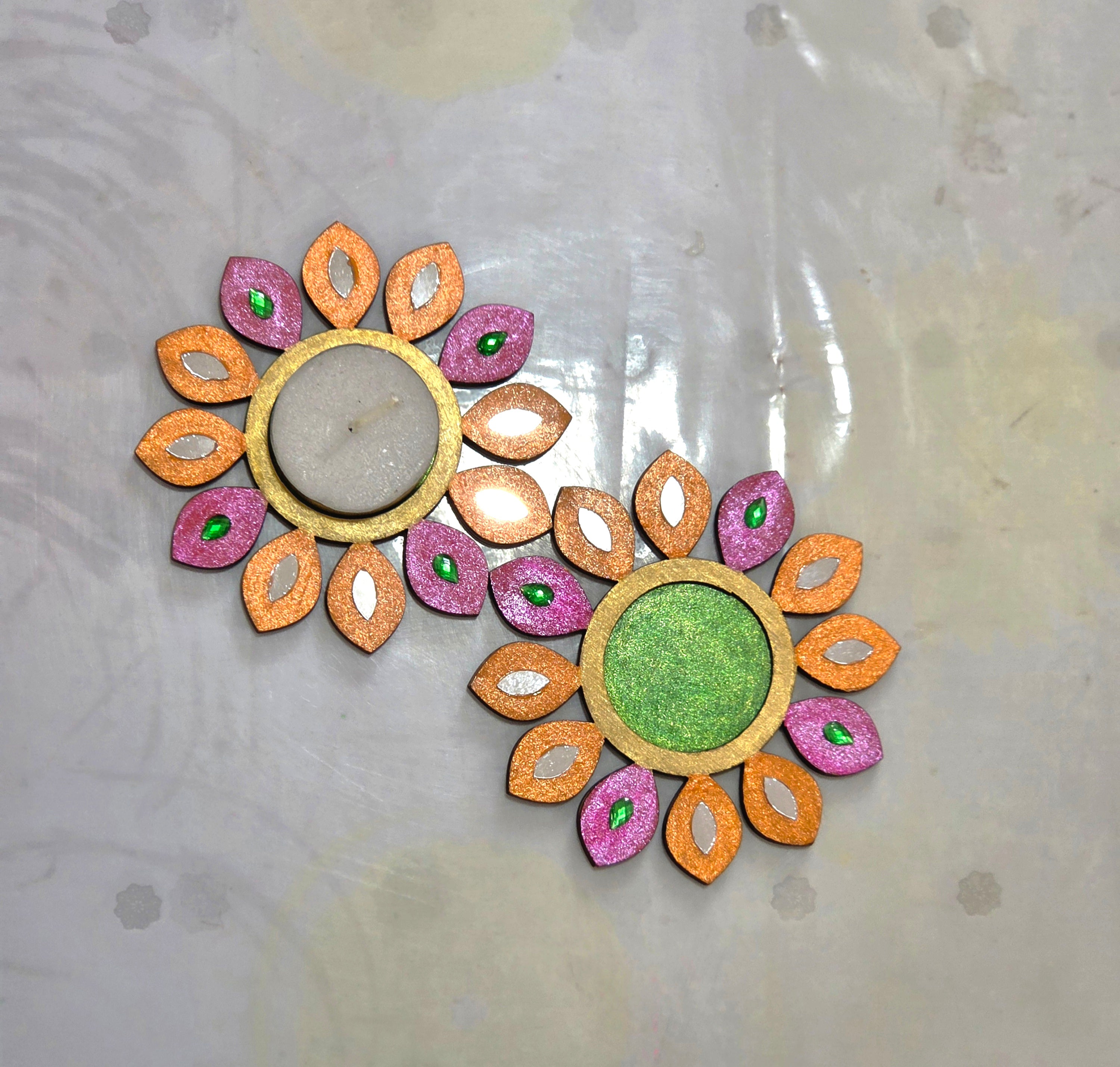 Petal designer tealight holder (Design 3)