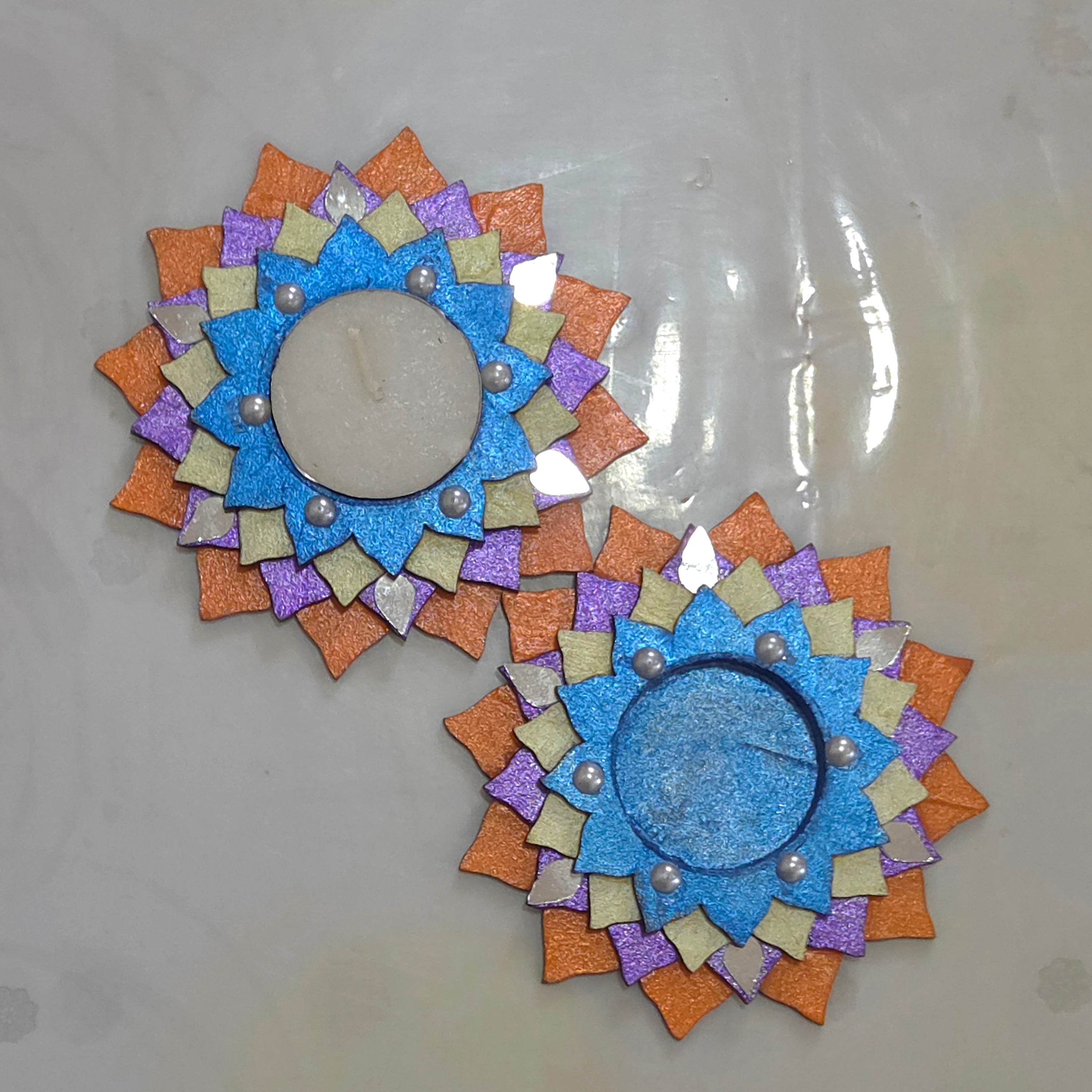 Flower tealight holder (Design 3)