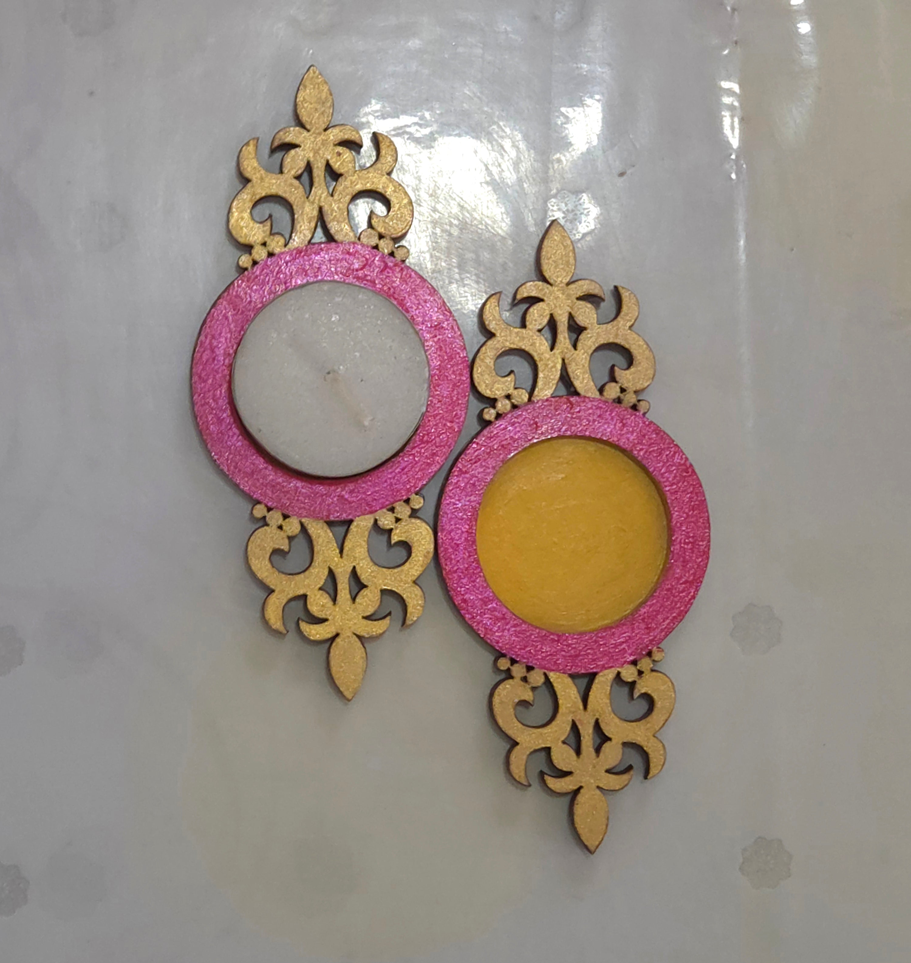 Dual designer tealight holder