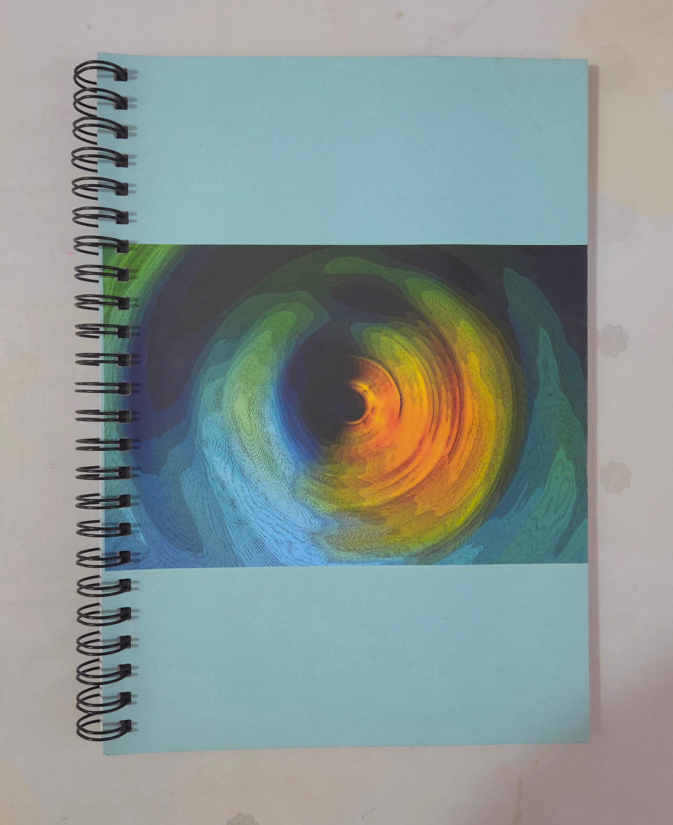 Digital art spiral diary