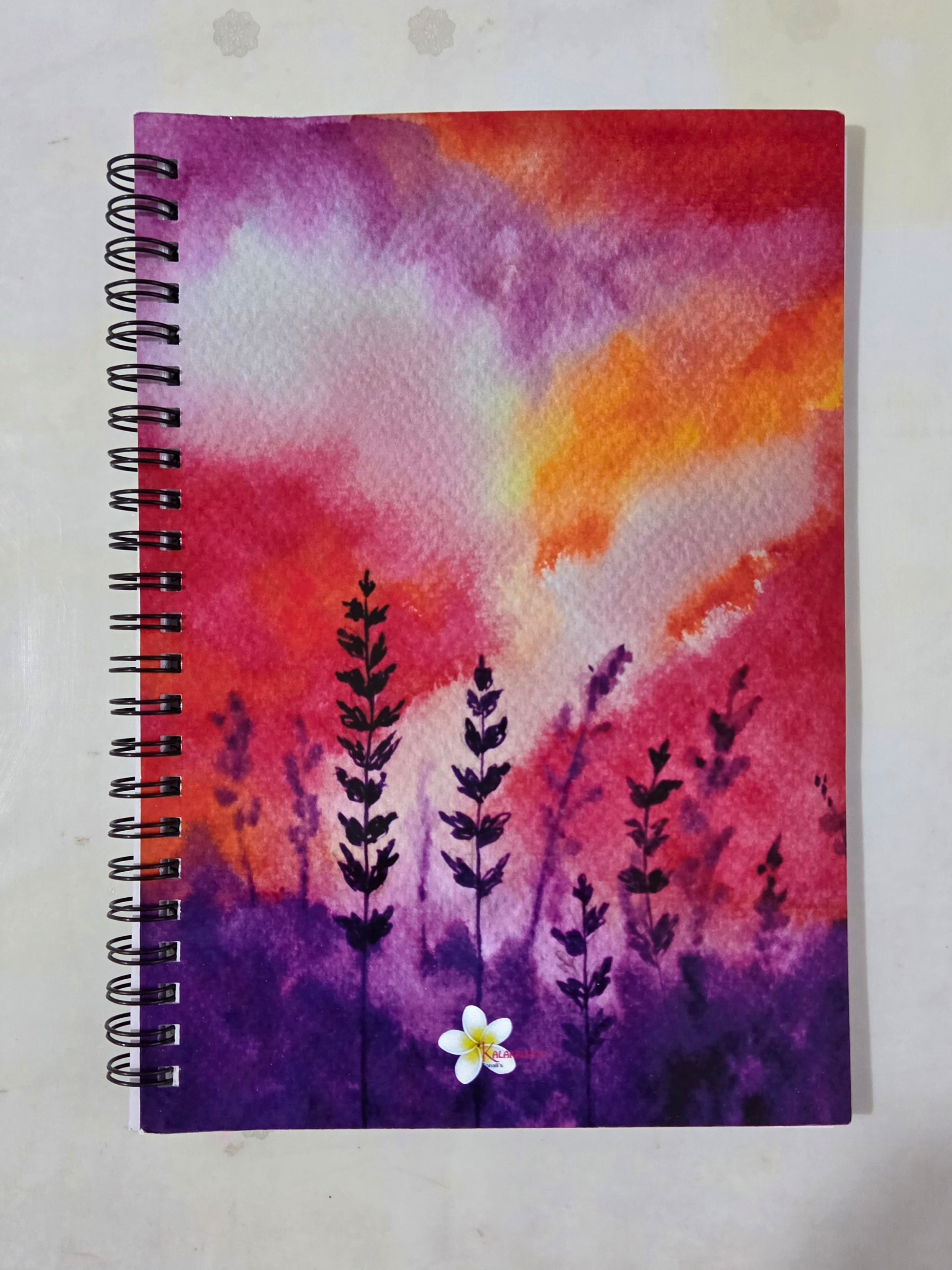Landscape art spiral diary