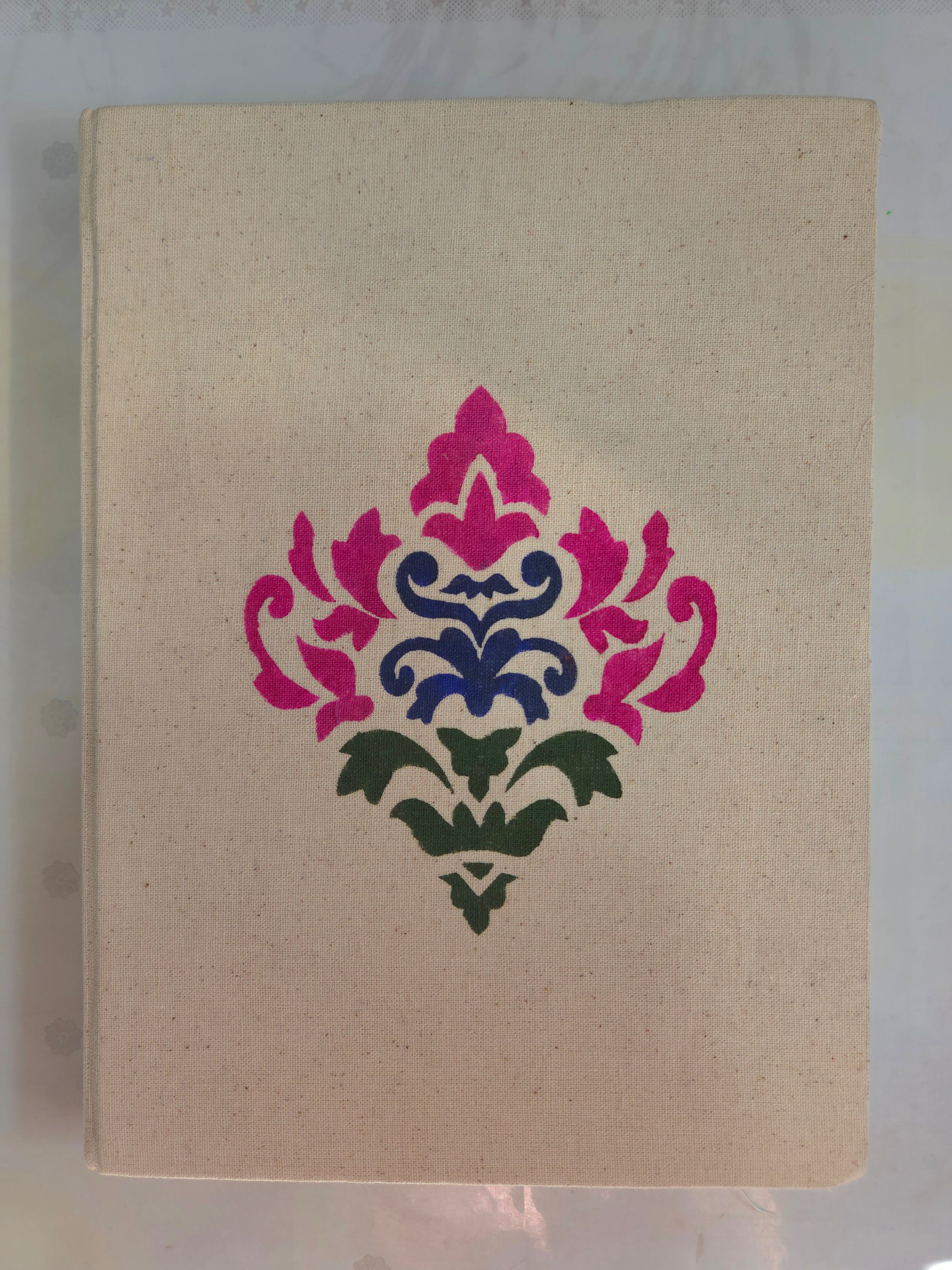 Floral design handmade paper sketch book 2