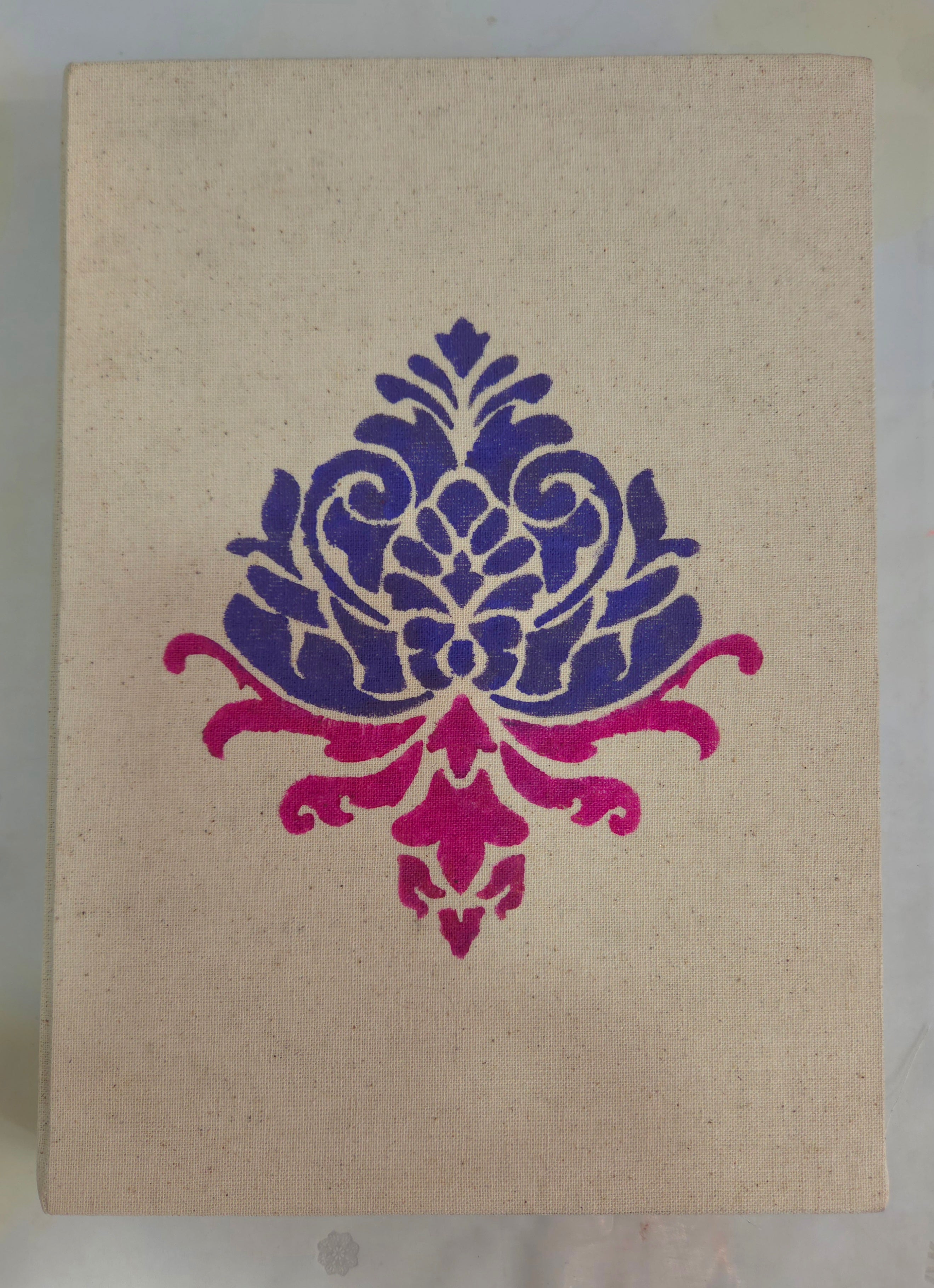 Rajasthan flower handmade paper sketch book