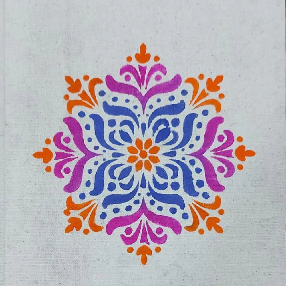 HandMade Paper cotton canvas art Journal