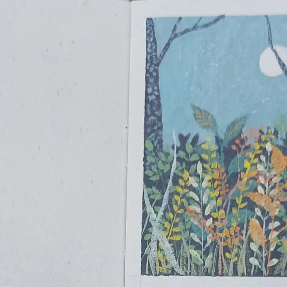 HandMade Paper cotton canvas art Journal