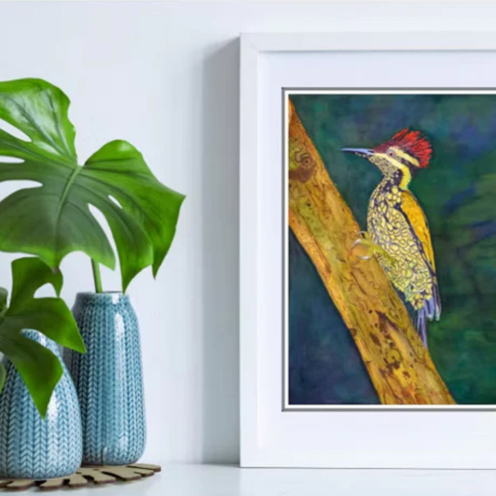 Lesser flamed woodpecker