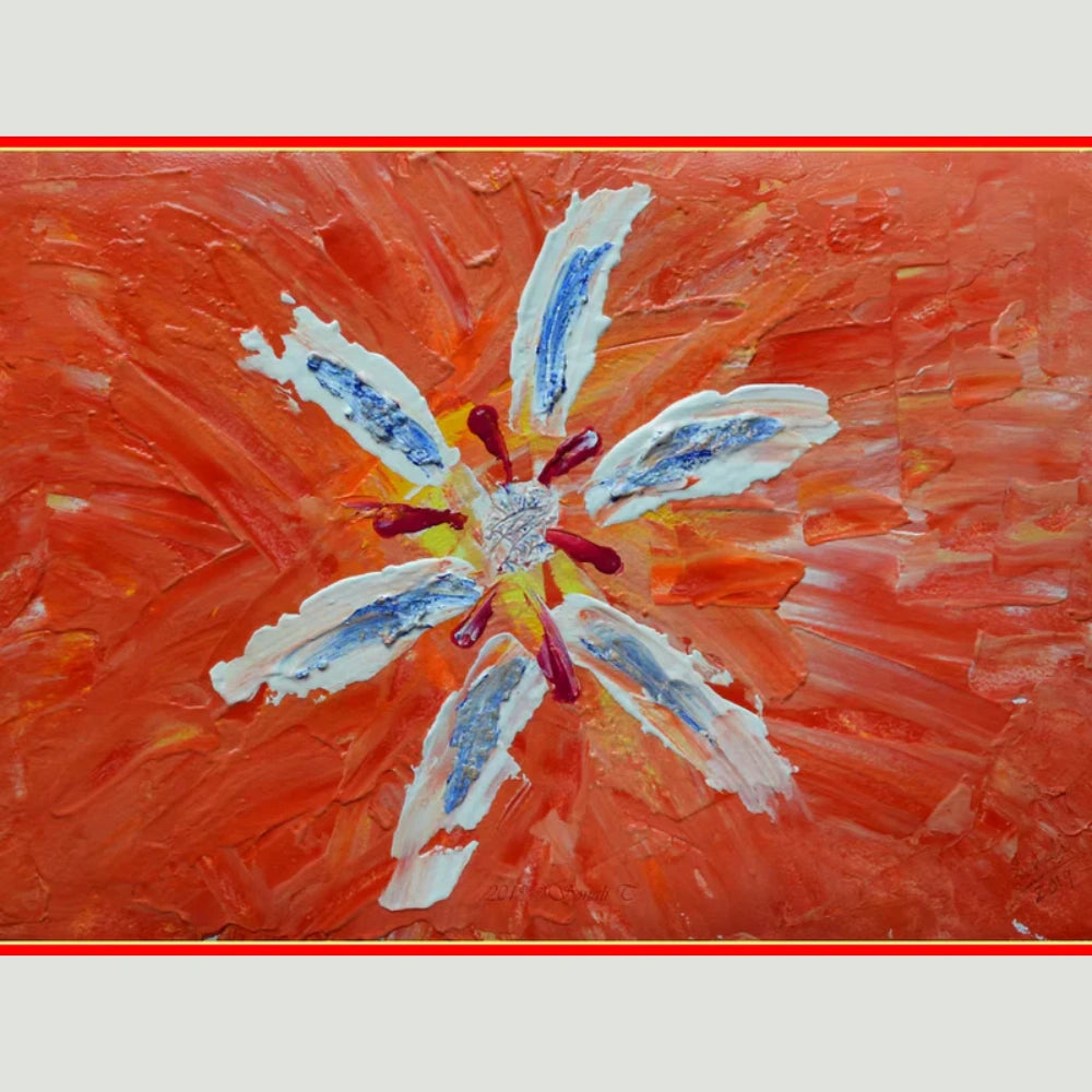 Floral Knife Painting