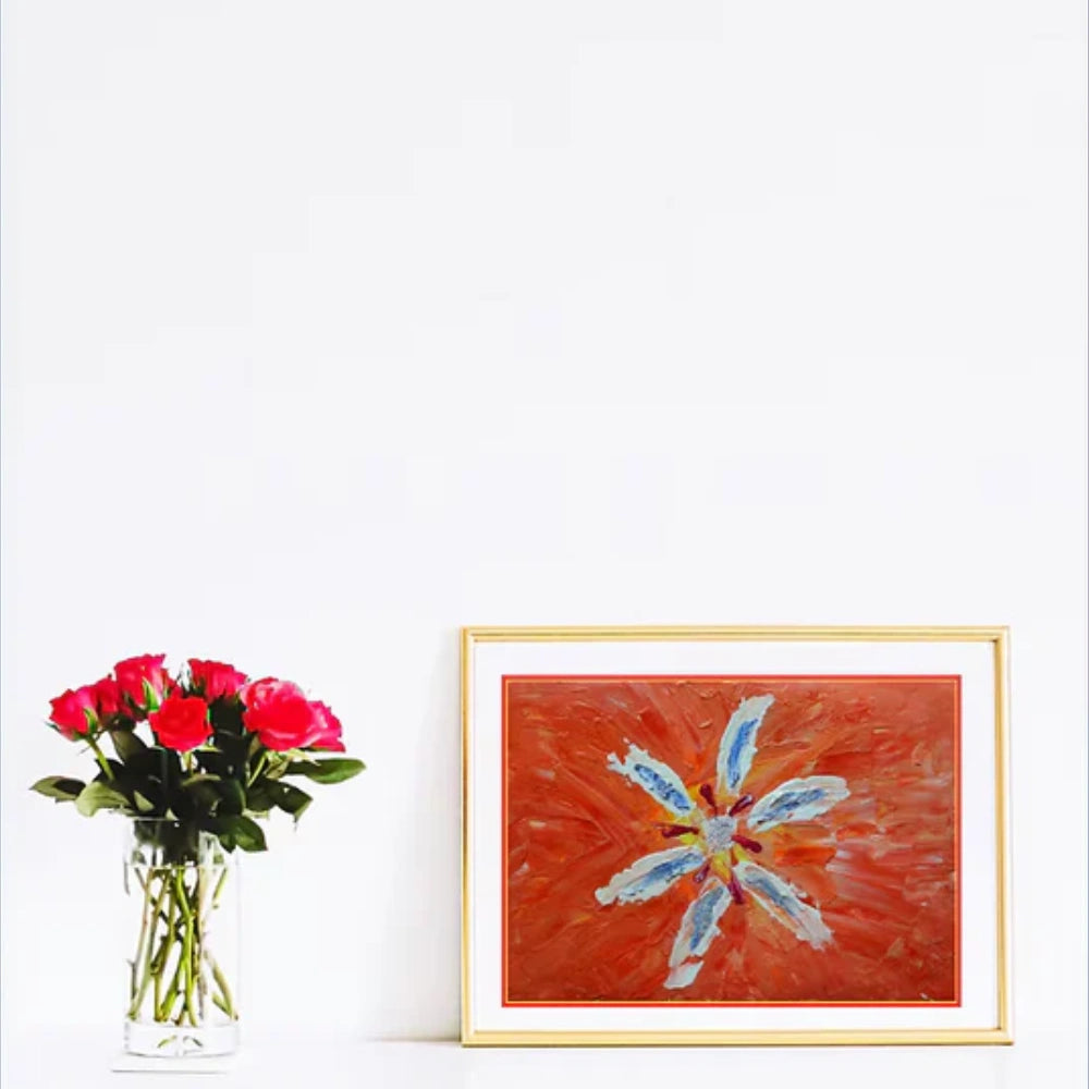 Floral Knife Painting