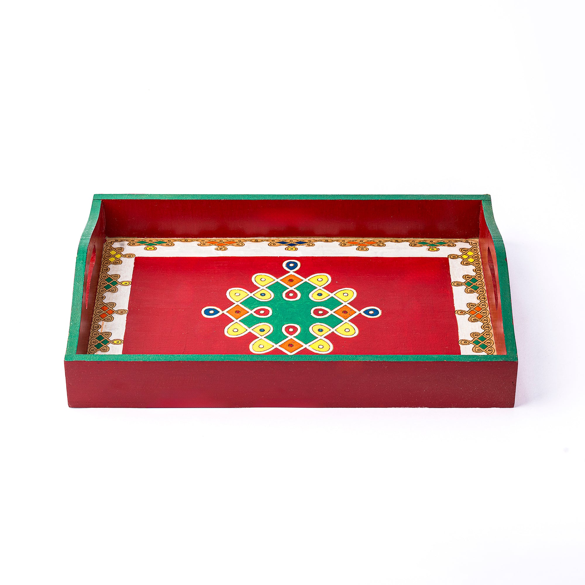 Kolam Coaster(6) Tray combo
