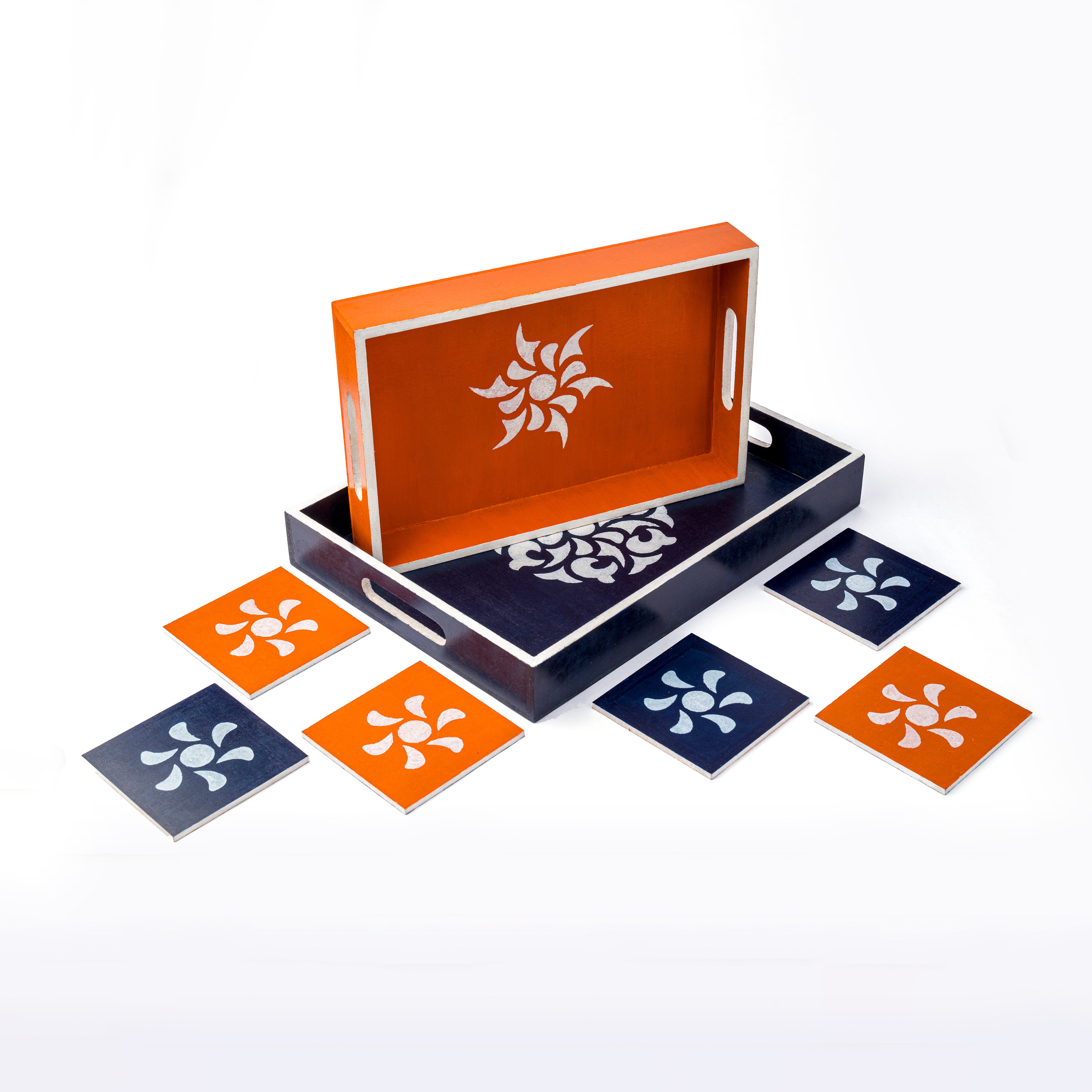 Coaster set double tray(serving)