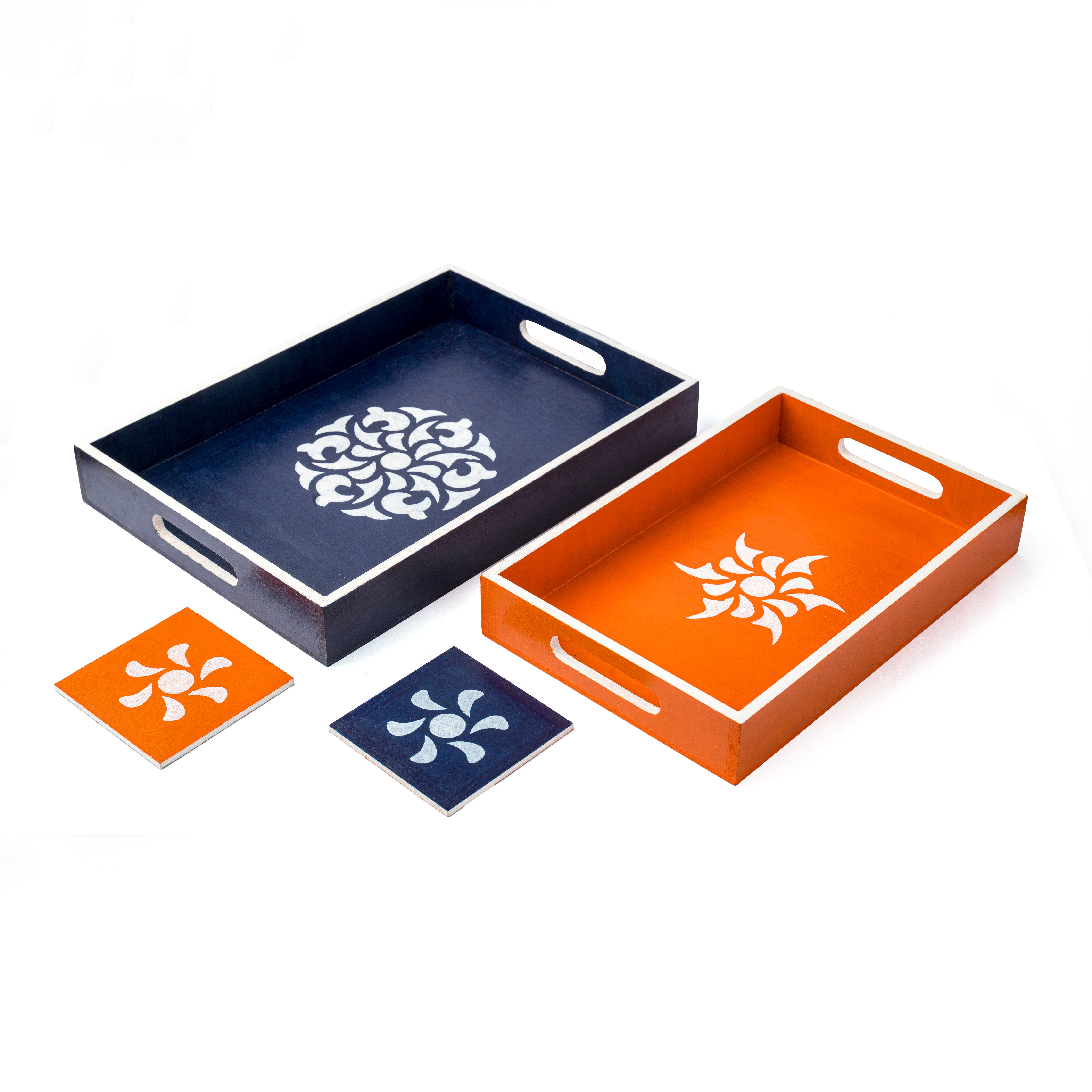 Coaster set double tray(serving)