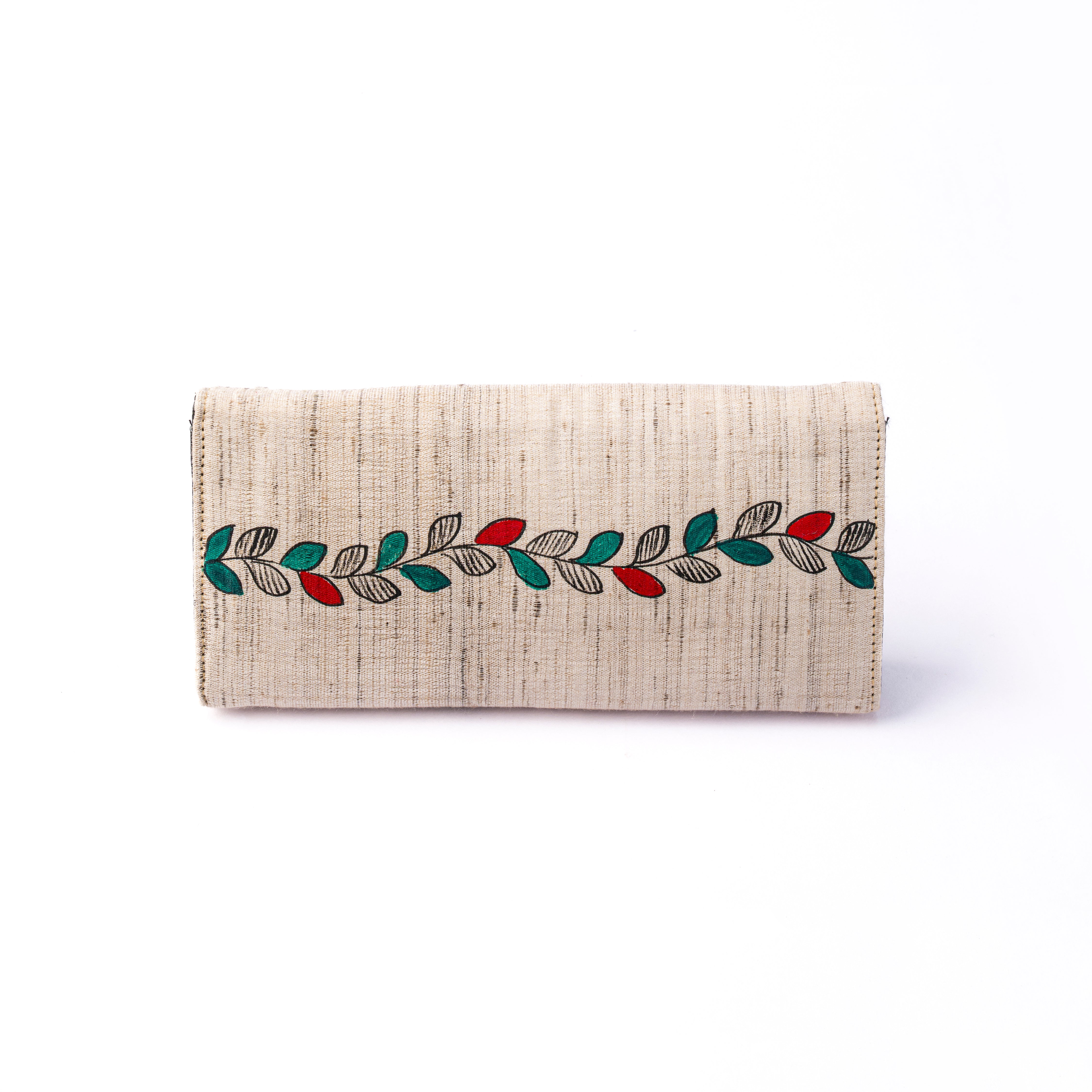 Madhubani horizontal clutch (Fish duo)