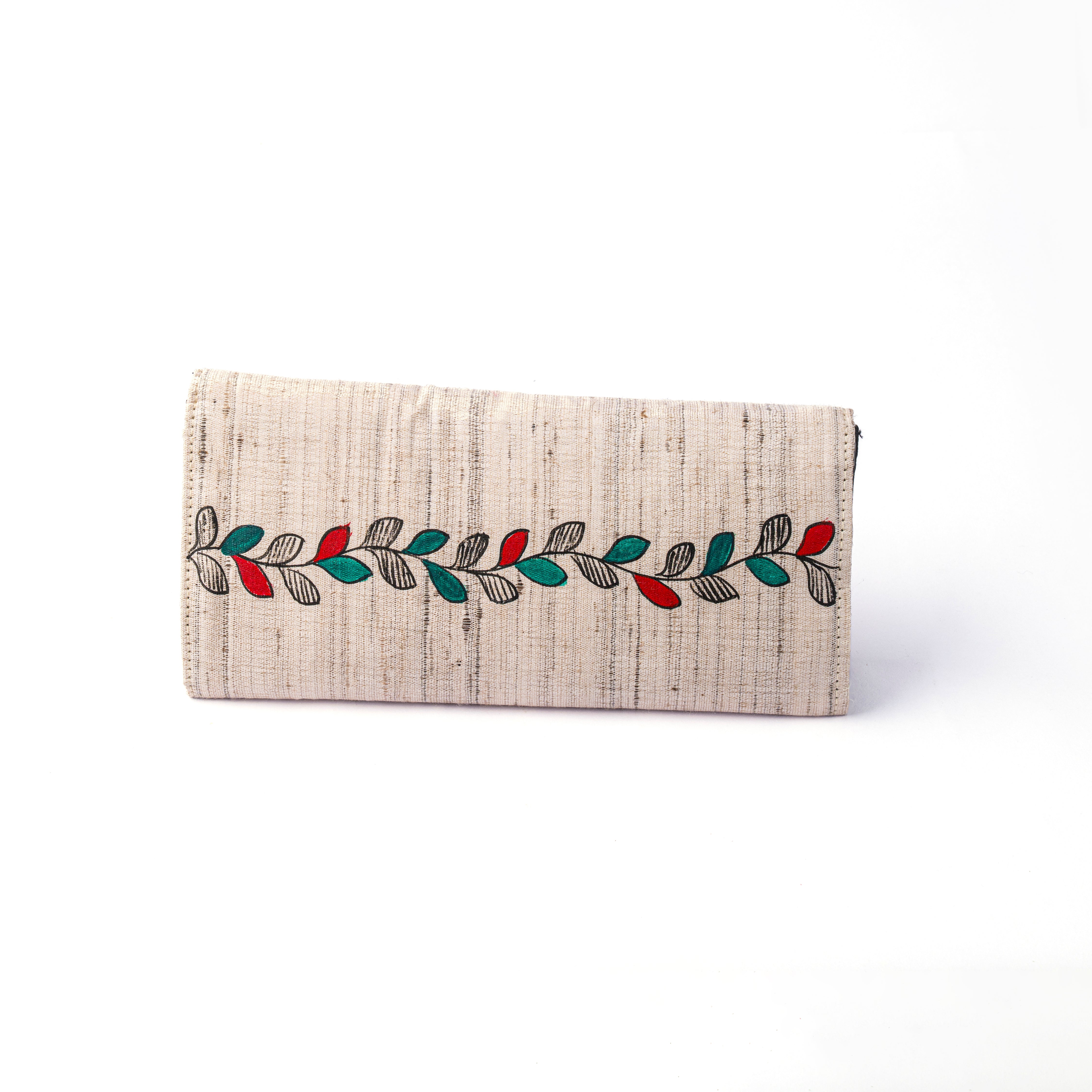 Madhubani horizontal clutch (Four birds)