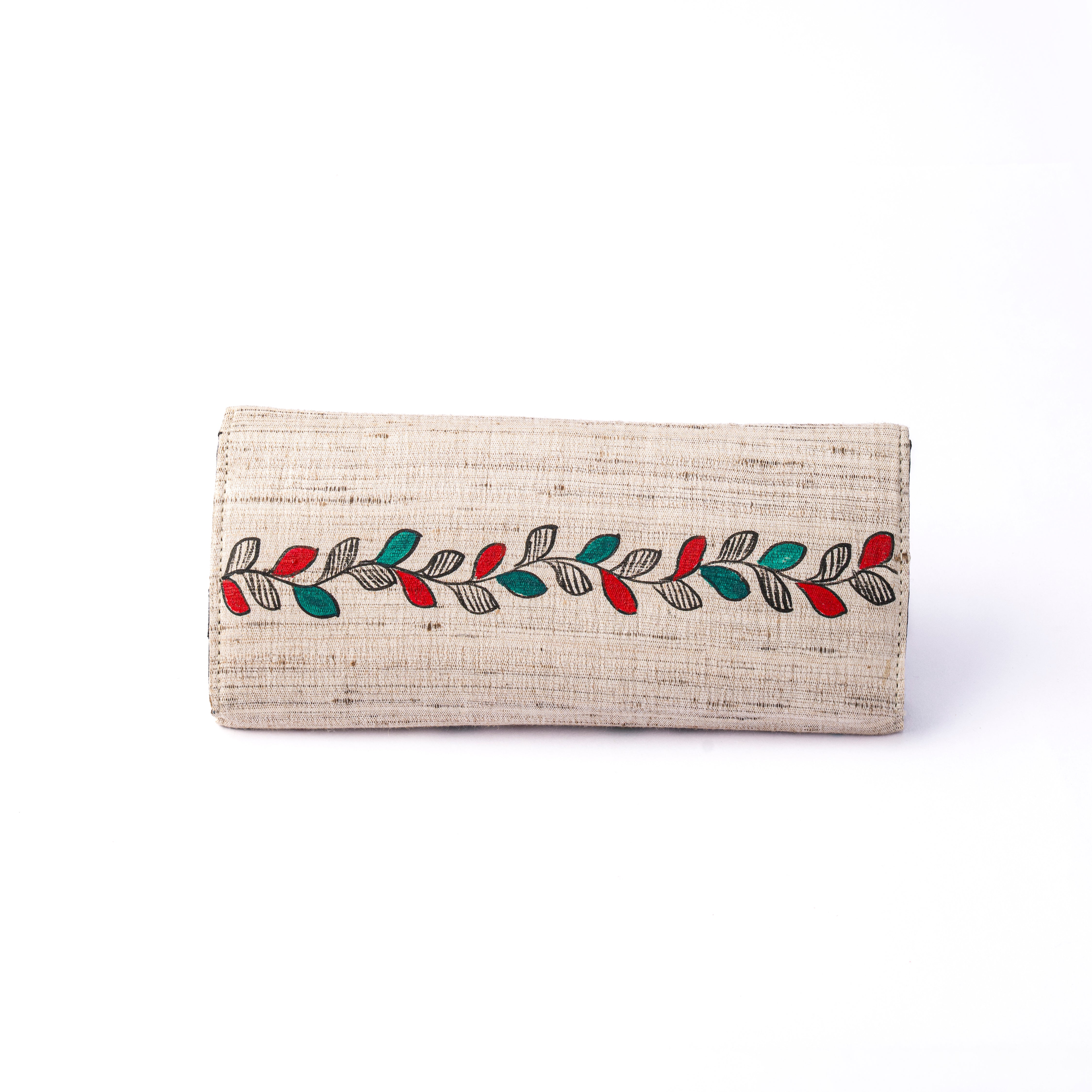 Madhubani horizontal clutch (Fish trio)