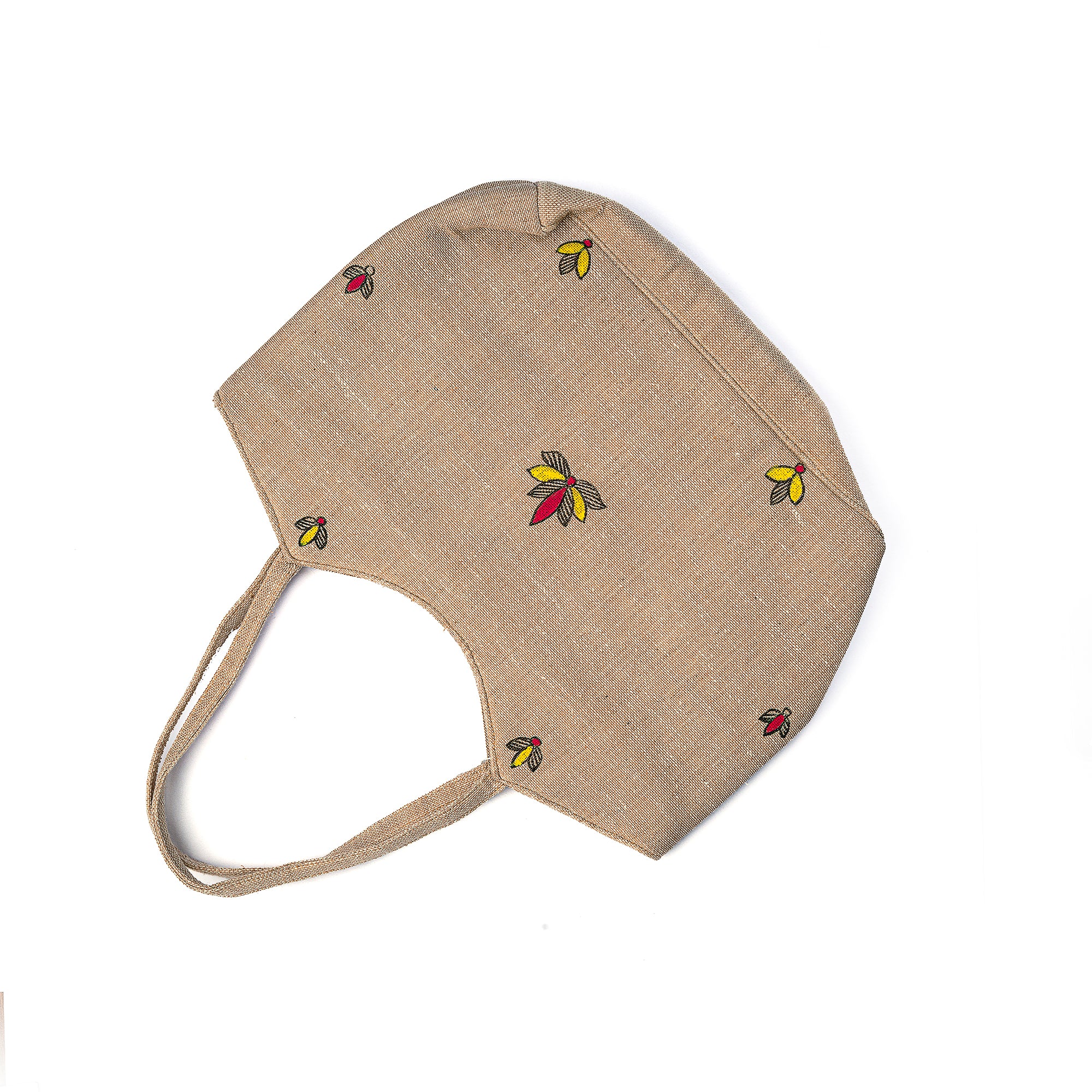 Madhubani full paint shoulder bag (Bird)