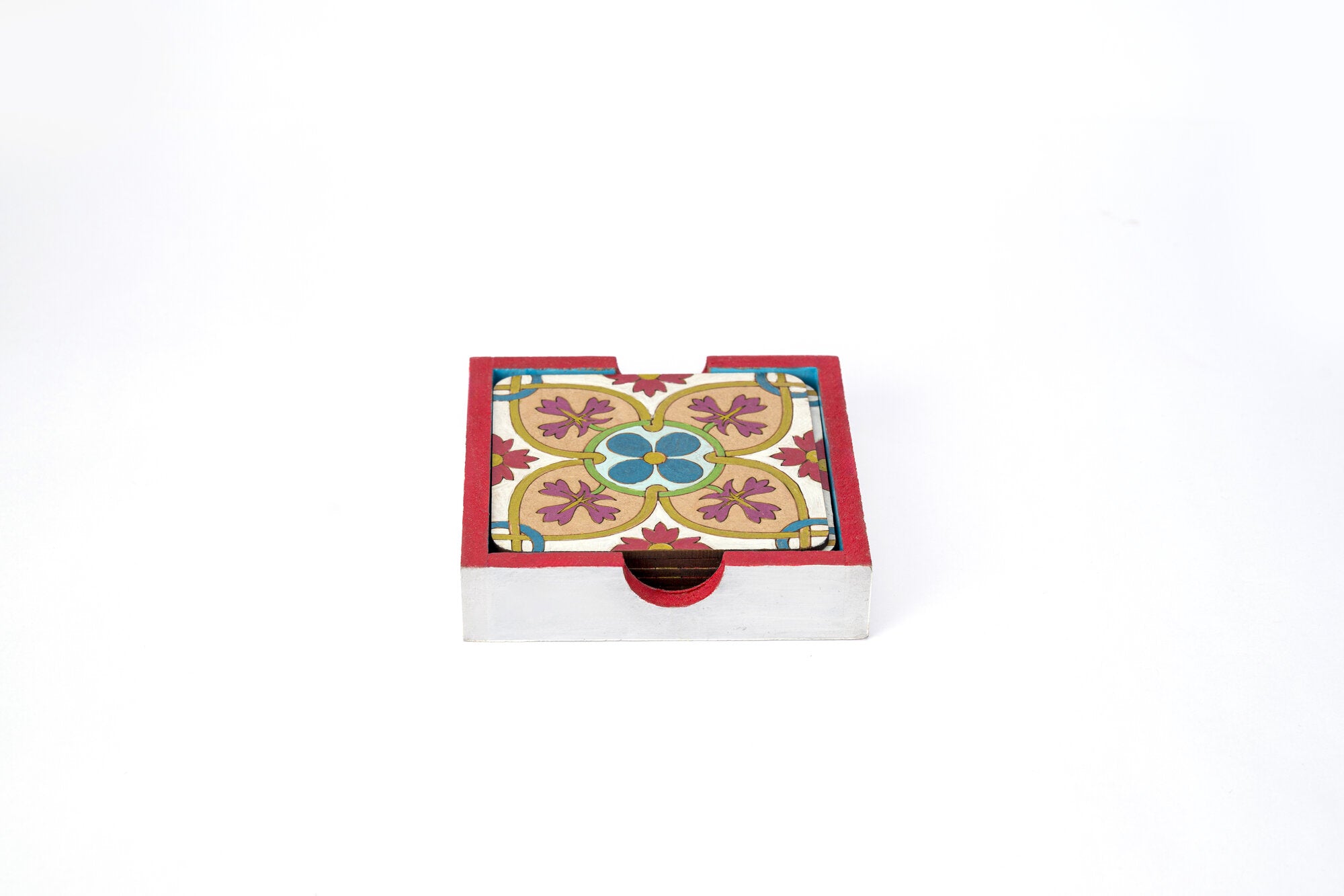 Spanish tile coaster set of 6