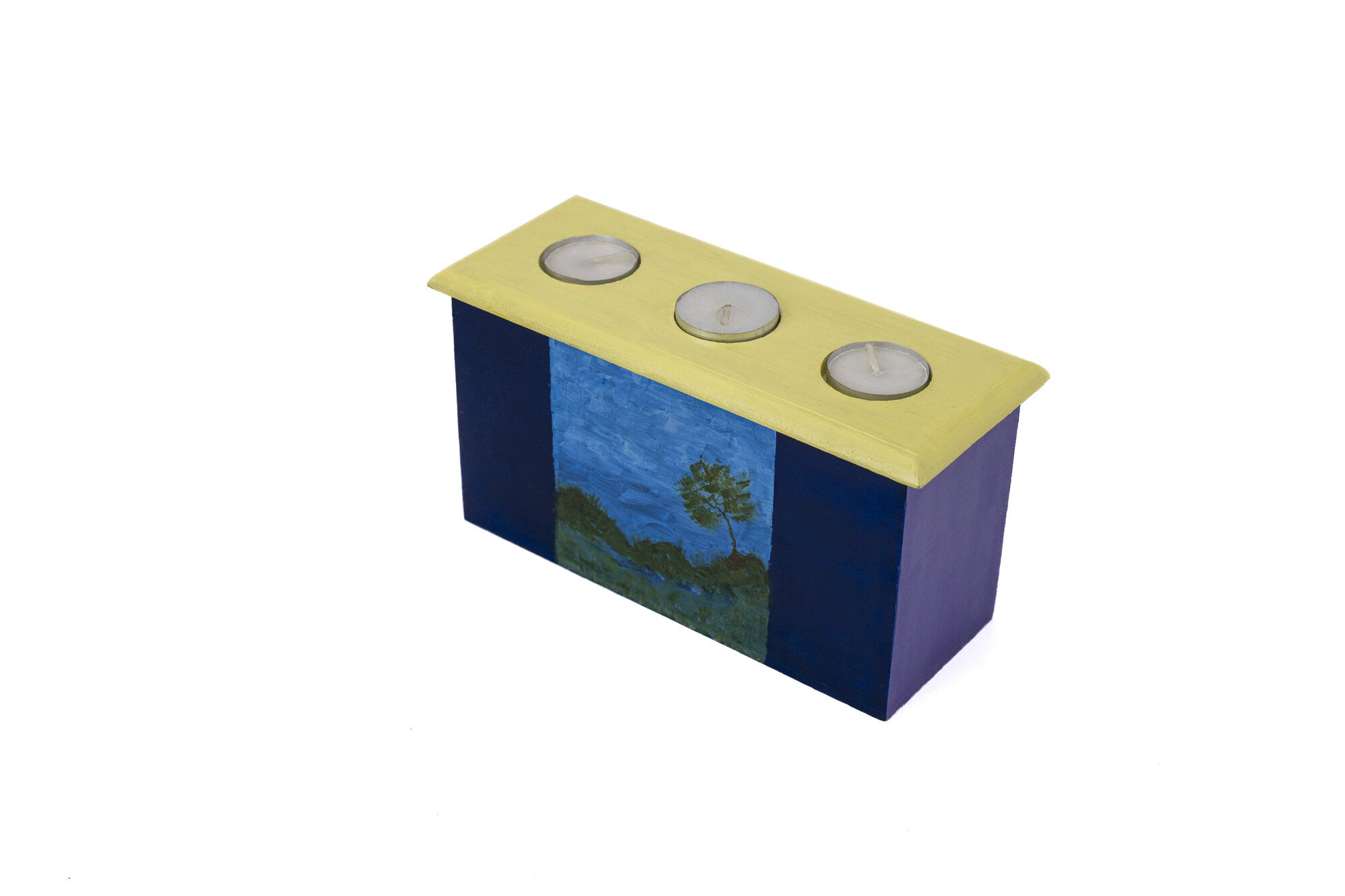 Tea light holder storage combo