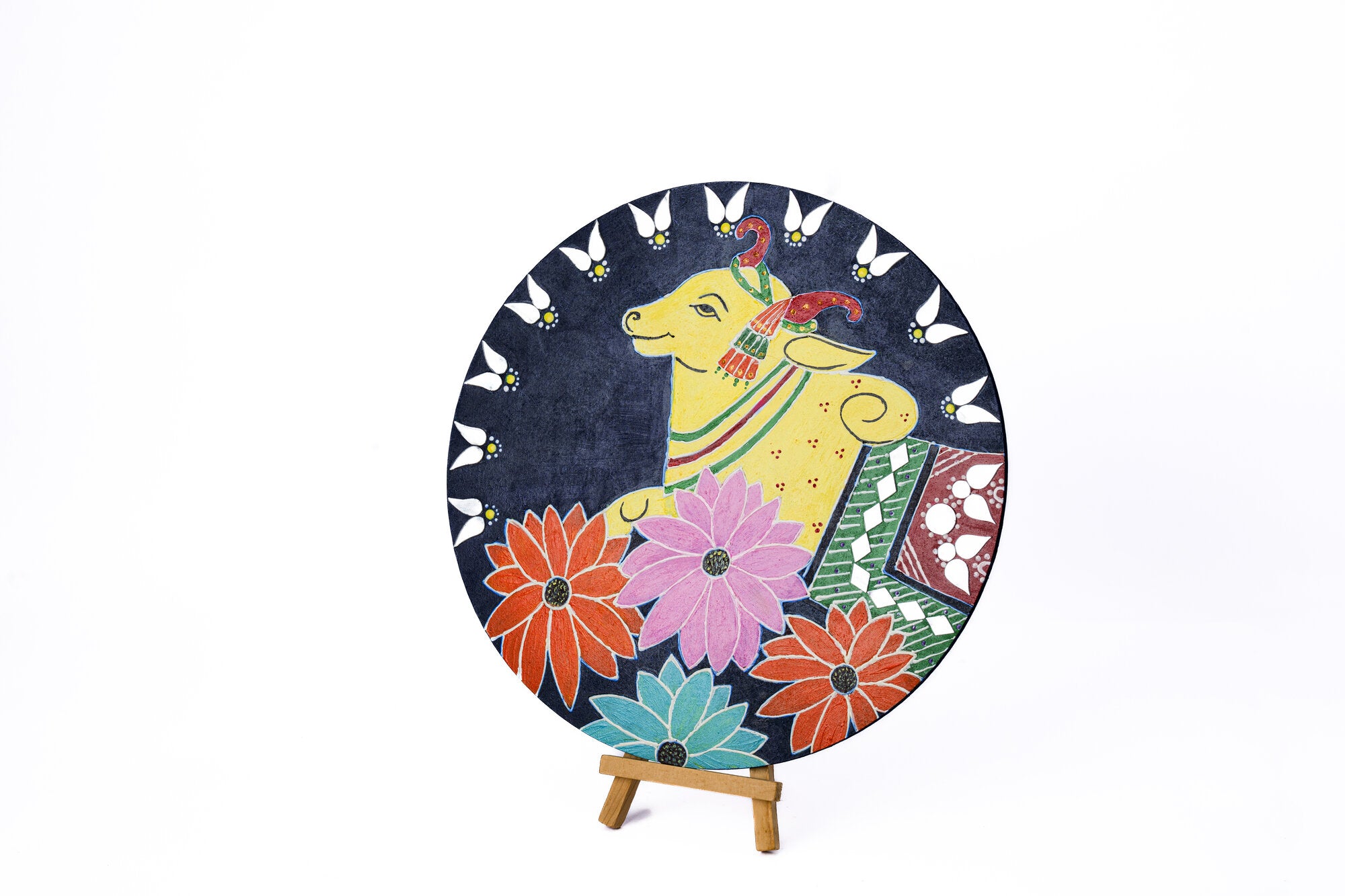 Pichwai radial (Navy blue)