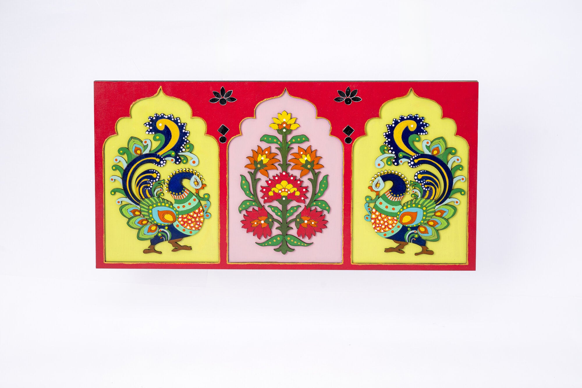 Peacock floral Panorama