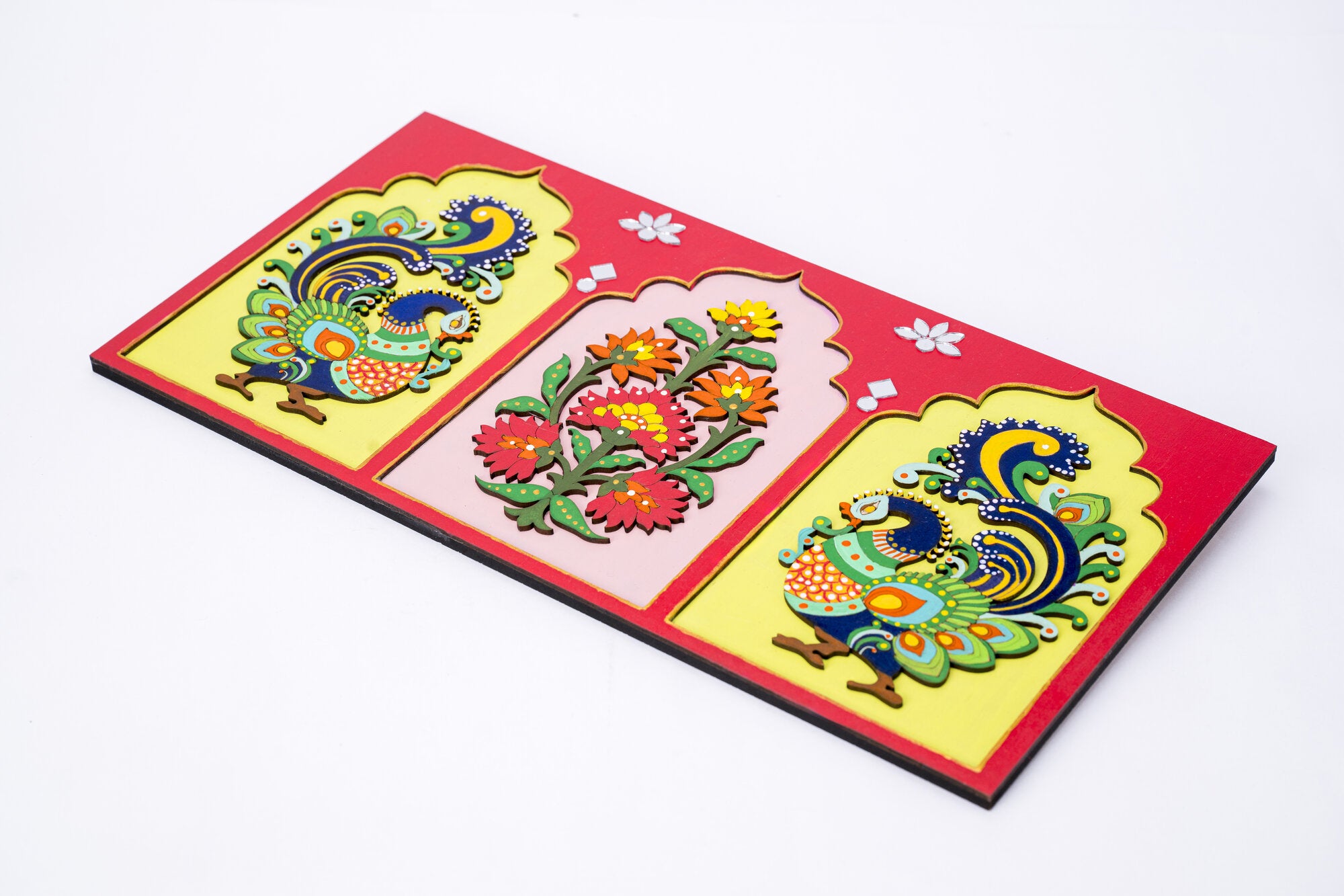 Peacock floral Panorama