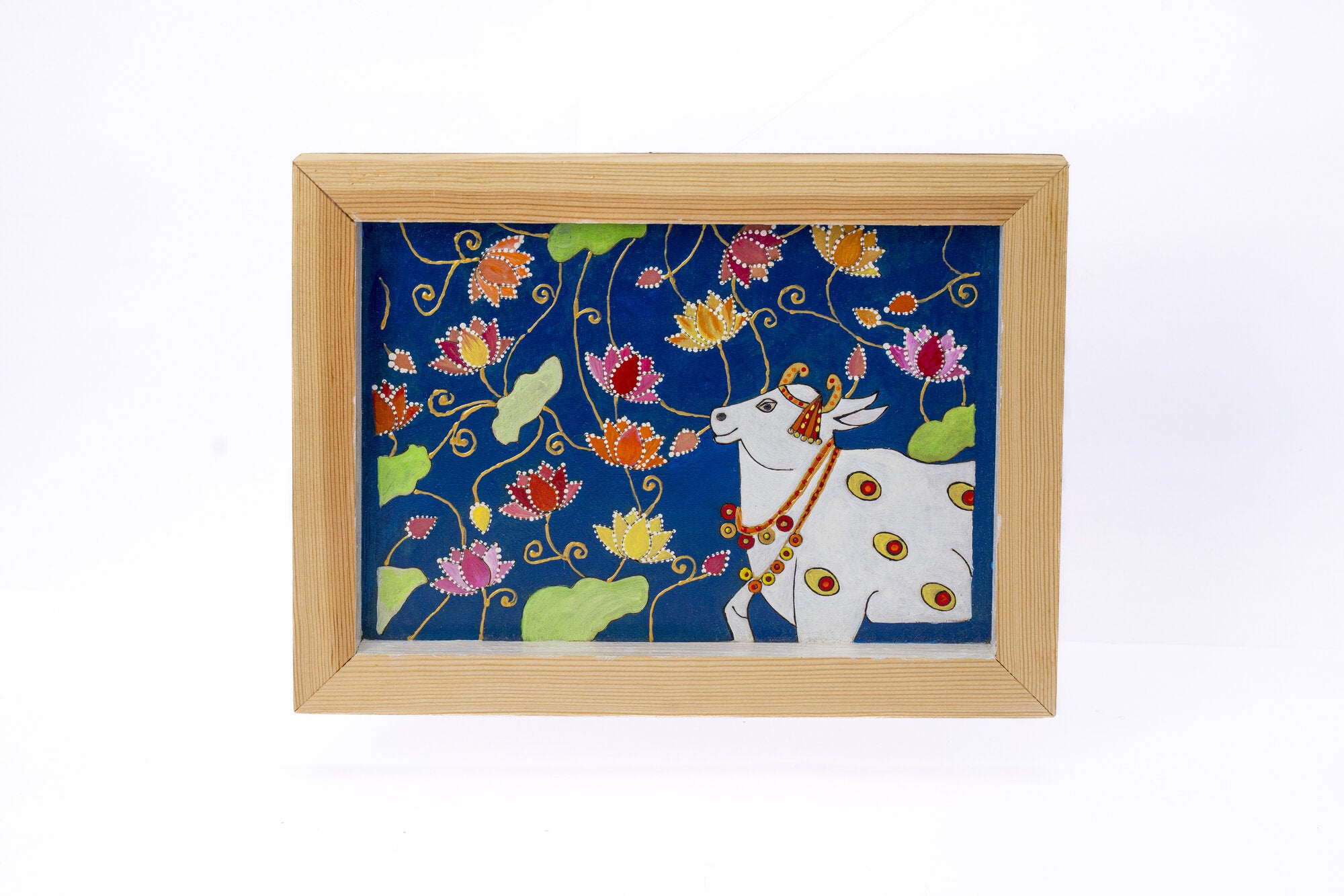 Pichwai wooden frame