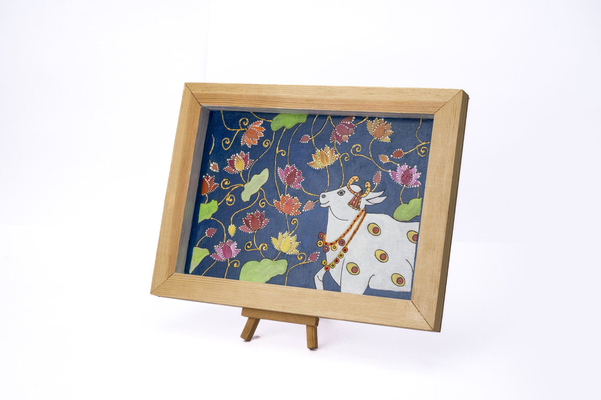 Pichwai wooden frame
