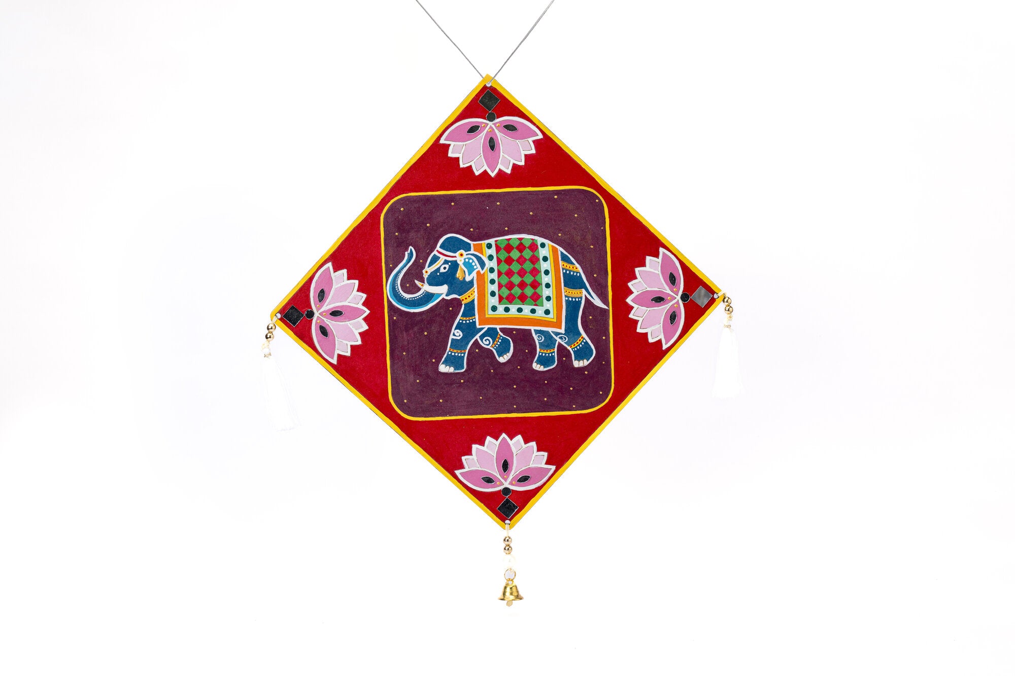Elephant wall décor (Red)